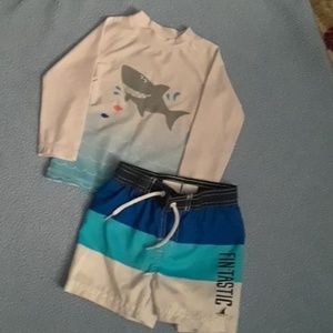 Baby boy swim set